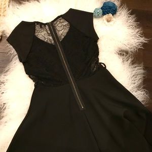 LBD Lace Backless Dress